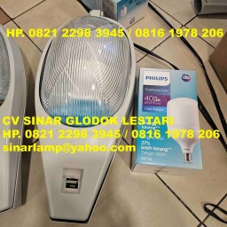 Lampu Jalan PJU Cobra + Philips TrueForce Core 40W E27